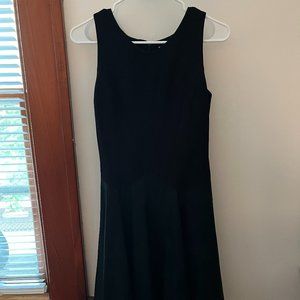 My Tribe Faux Leather Trimmed Dress
